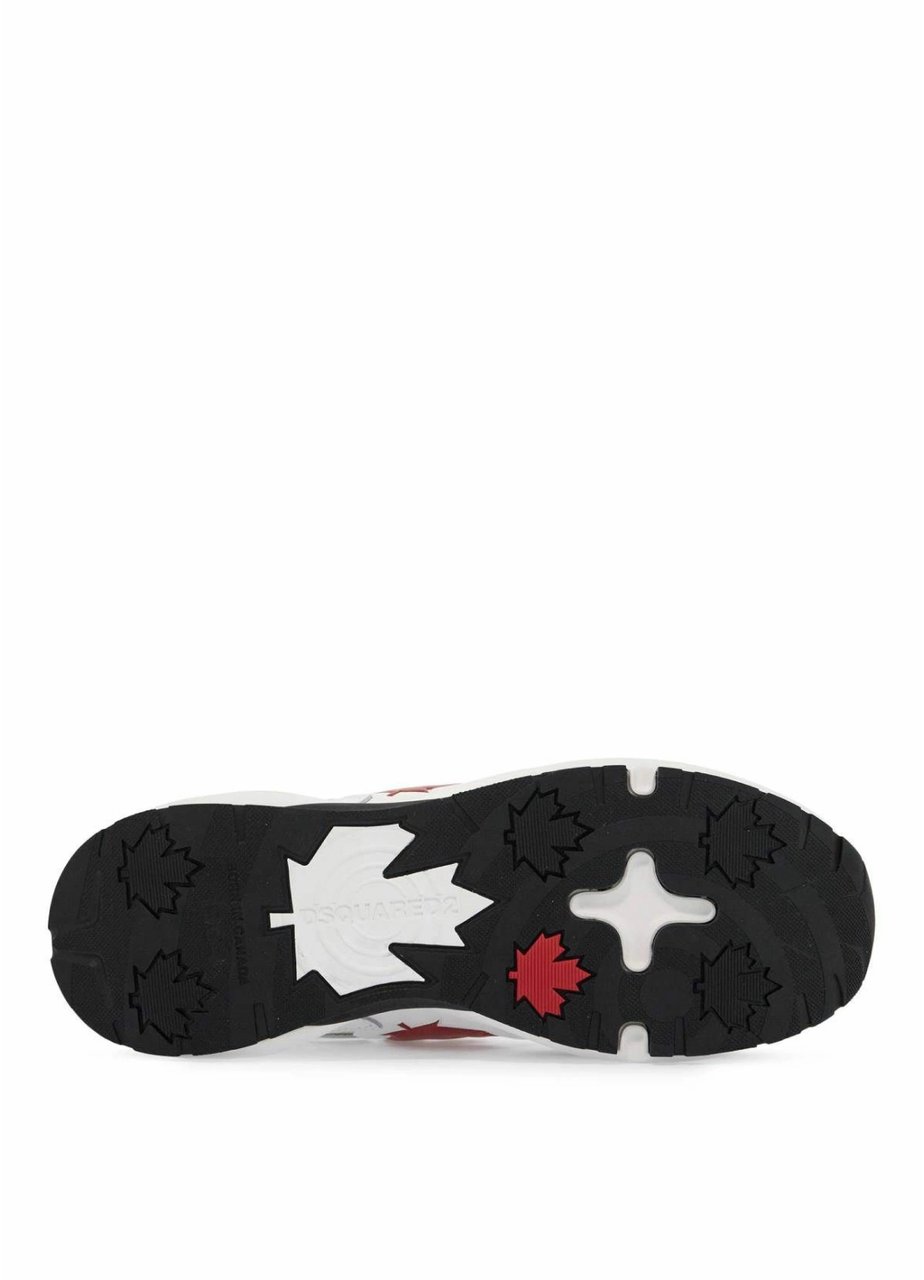 Dsquared2 Dash Logo Lace-up Sneakers Wit