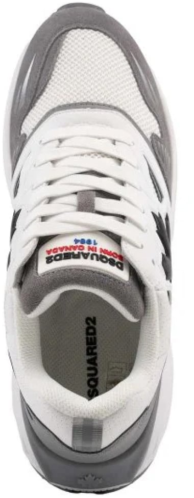 Dsquared2 Dash Logo Lace-up Sneakers Wit