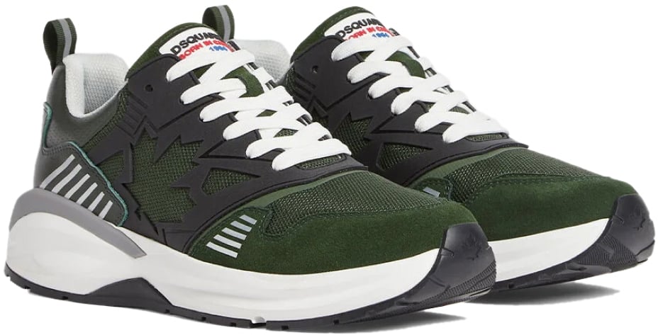 Dsquared2 Dash Logo Lace-up Sneakers Groen