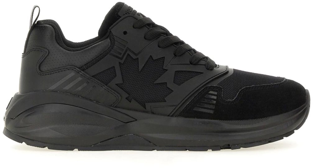 Dsquared2 Dash Logo Lace-up Sneakers Zwart