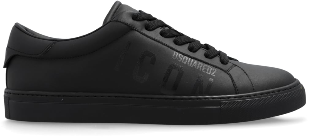 Dsquared2 Icon Logo Cassetta Sneakers Zwart