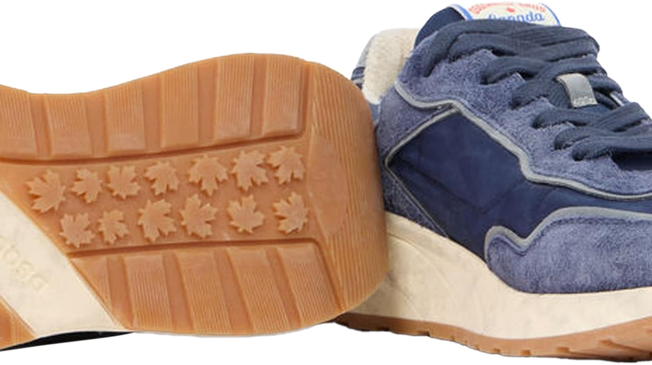 Dsquared2 Heren Lace-Up Low Top Sneakers Blauw