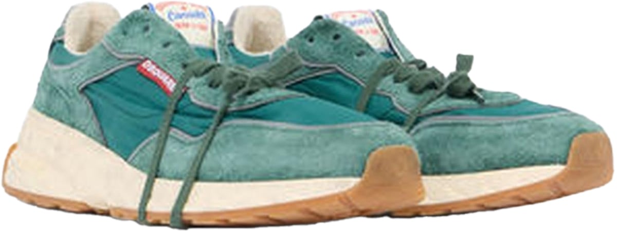 Dsquared2 Heren Lace-Up Low Top Sneakers Groen