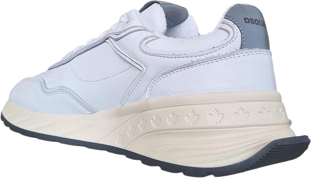 Dsquared2 Heren Sprinter Sneaker Zwart/Wit Wit