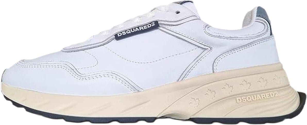 Dsquared2 Heren Sprinter Sneaker Zwart/Wit Wit