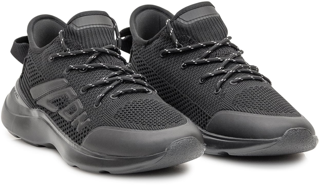 Dsquared2 Snekers in Maglia Zwart