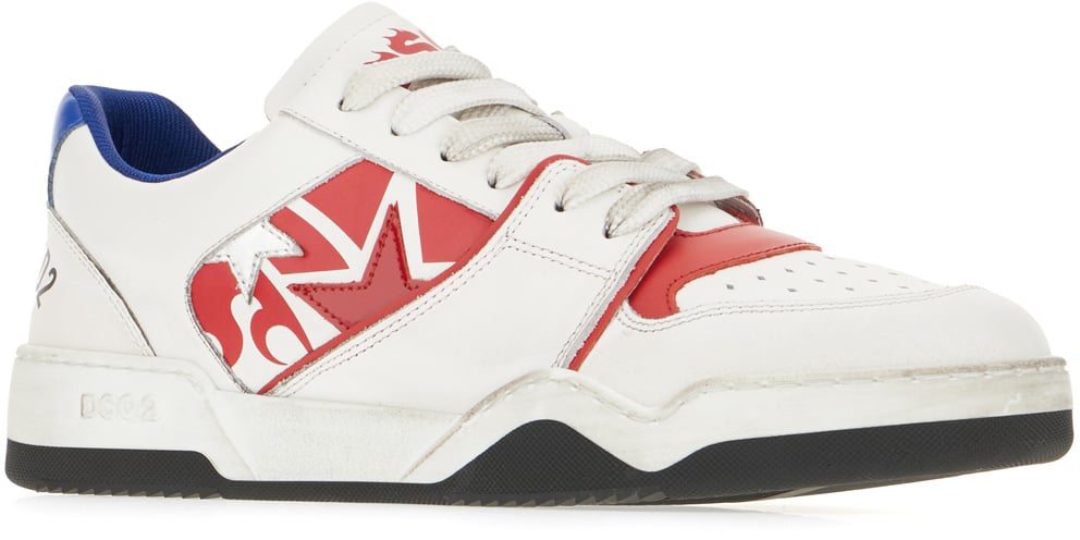 Dsquared2 Dsquared2 Multicolor leather Spiker sneakers Divers