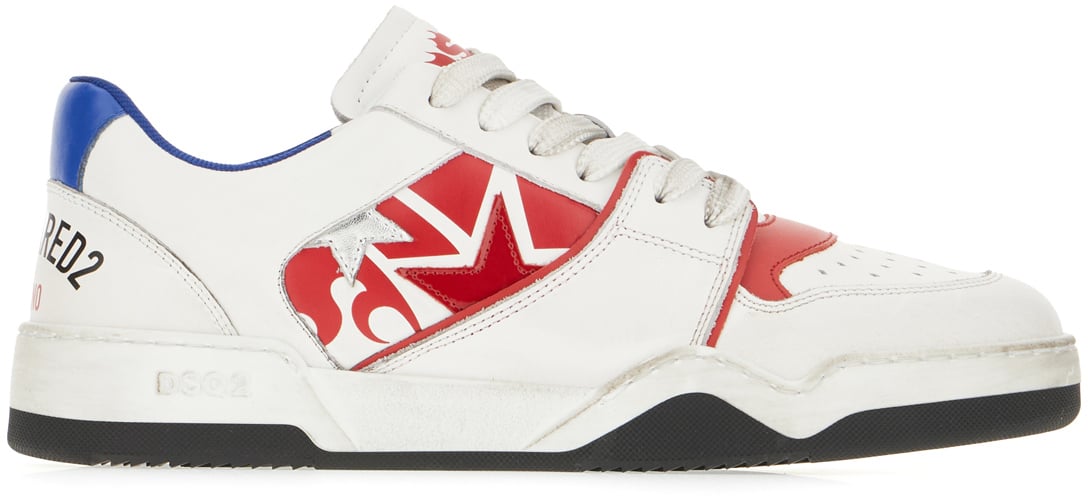 Dsquared2 Dsquared2 Multicolor leather Spiker sneakers Divers