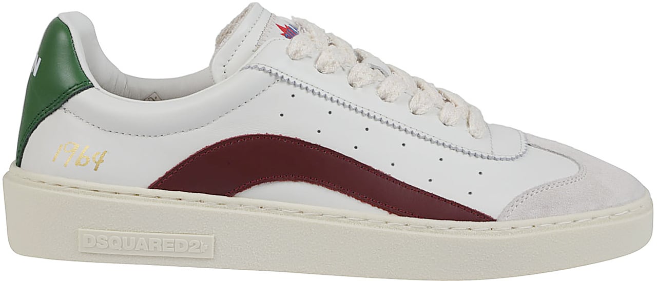 Dsquared2 Rider Lace-up Low Top Sneakers White Wit