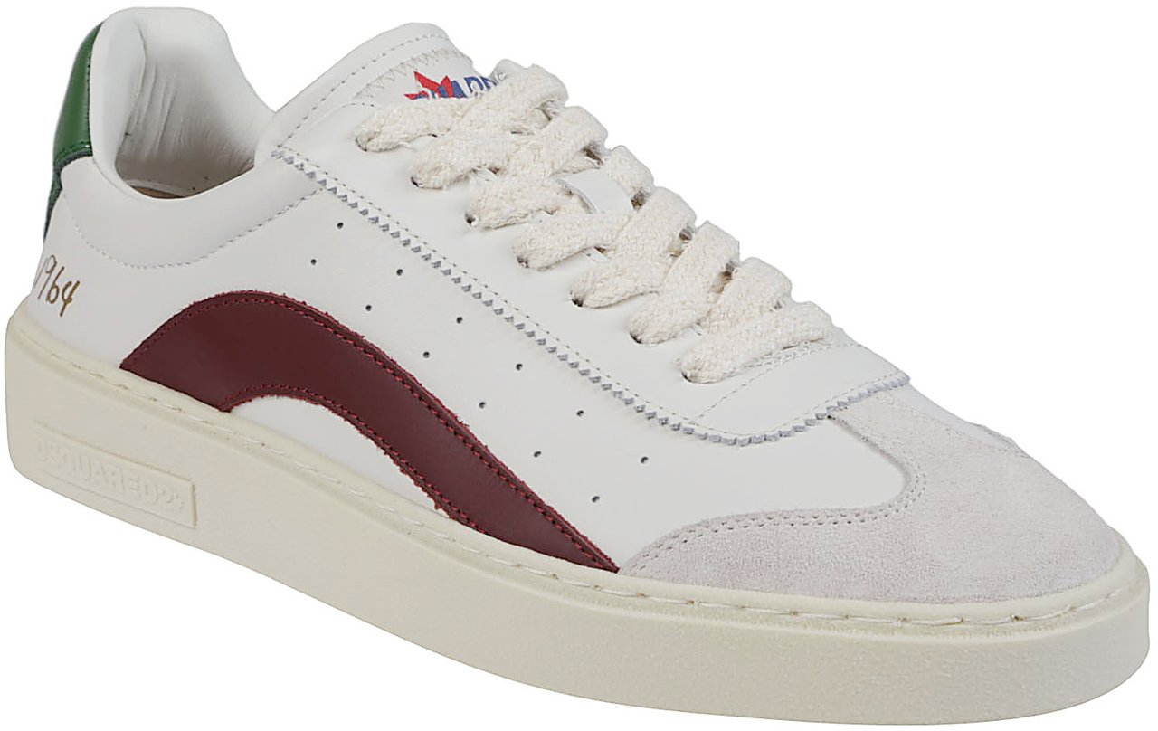Dsquared2 Rider Lace-up Low Top Sneakers White Wit