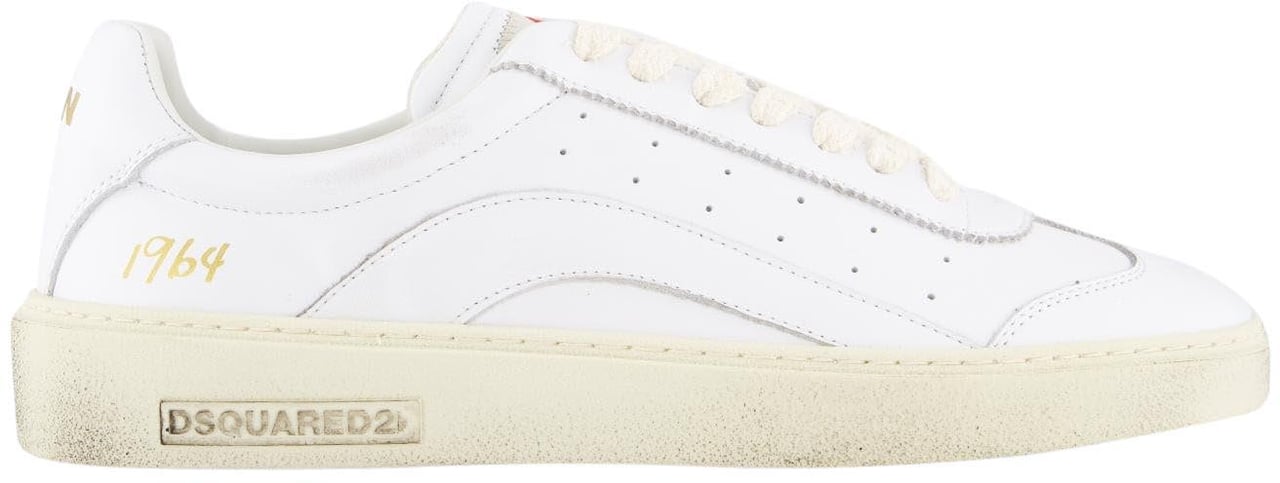 Dsquared2 Heren Rider Sneaker Wit Wit