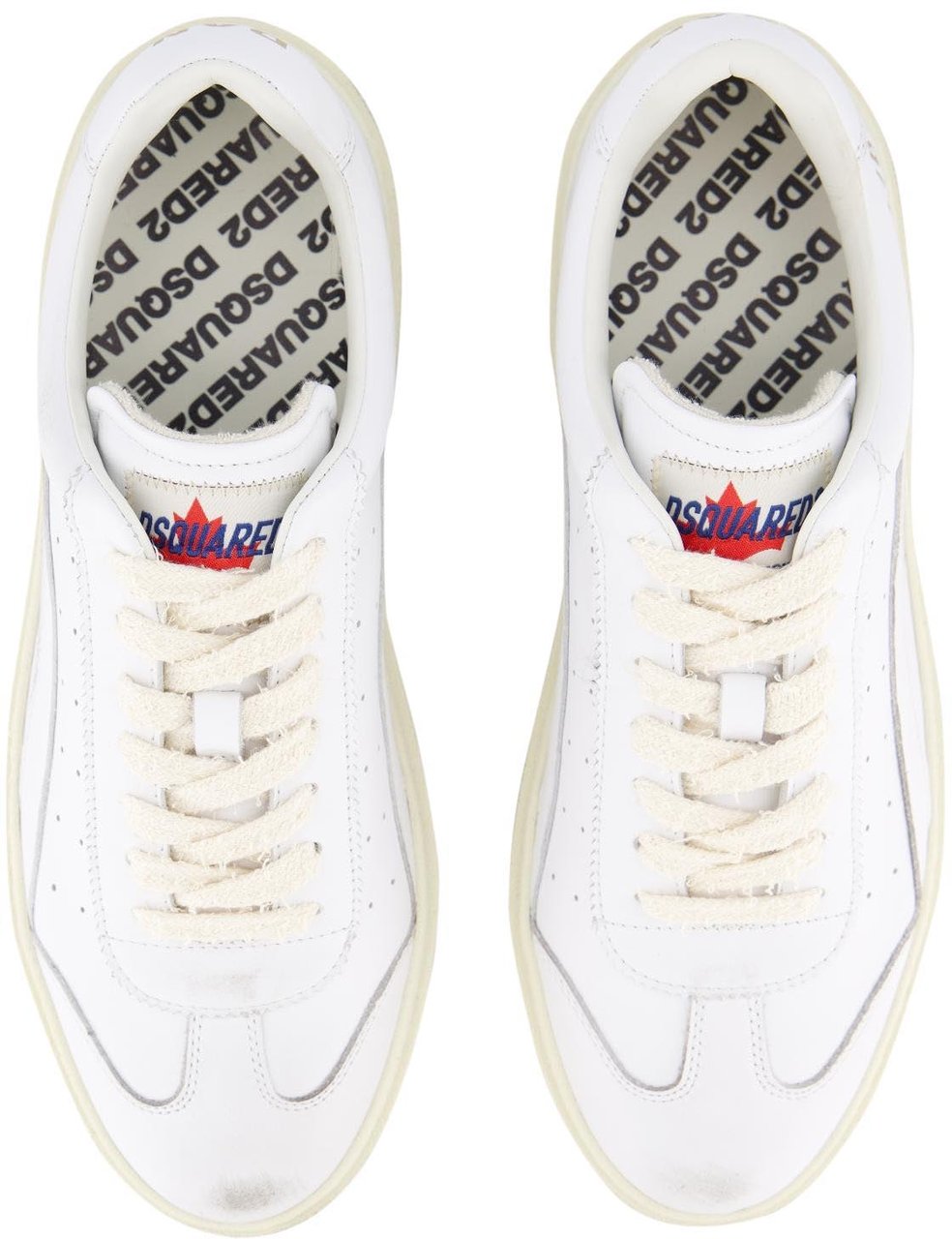 Dsquared2 Heren Rider Sneaker Wit Wit