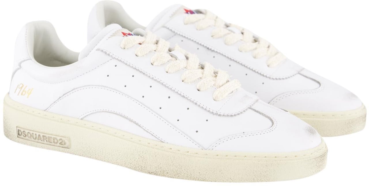 Dsquared2 Heren Rider Sneaker Wit Wit