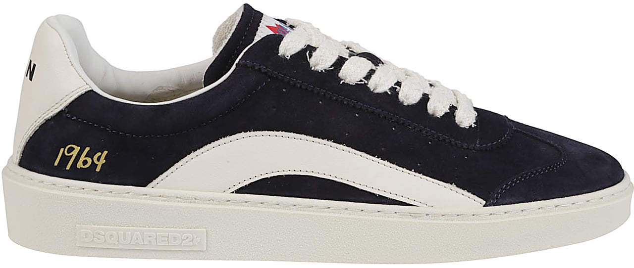 Dsquared2 Rider Lace-up Low Top Sneakers Blue Blauw