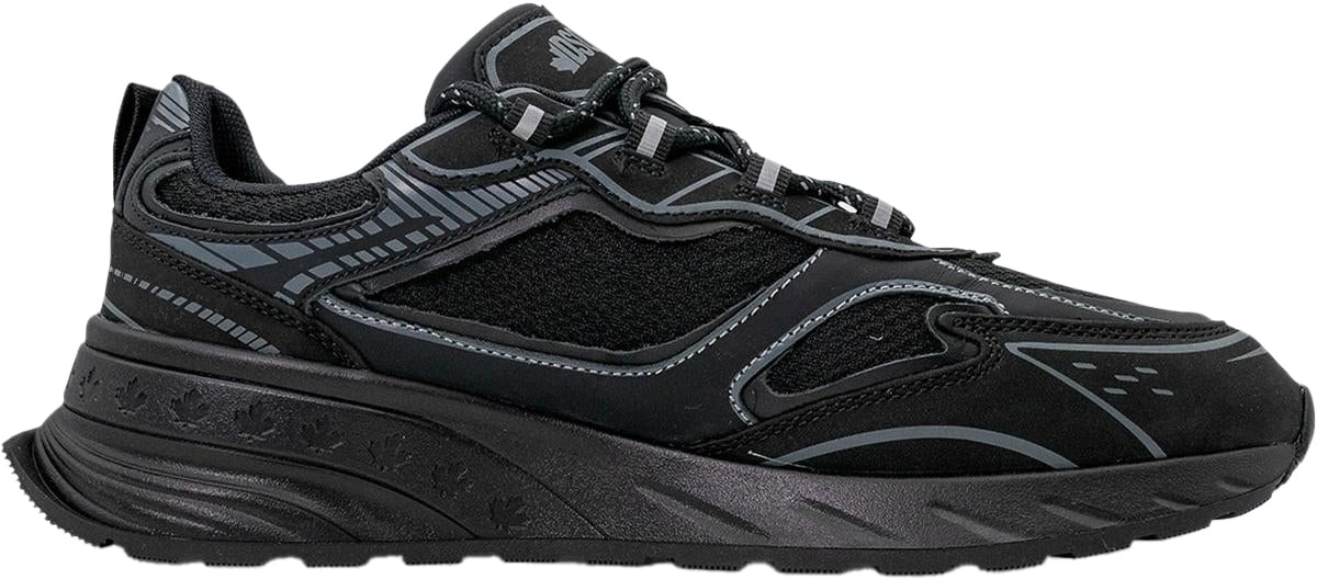 Dsquared2 Heren Sprinter Sneaker Wit/Groen Zwart