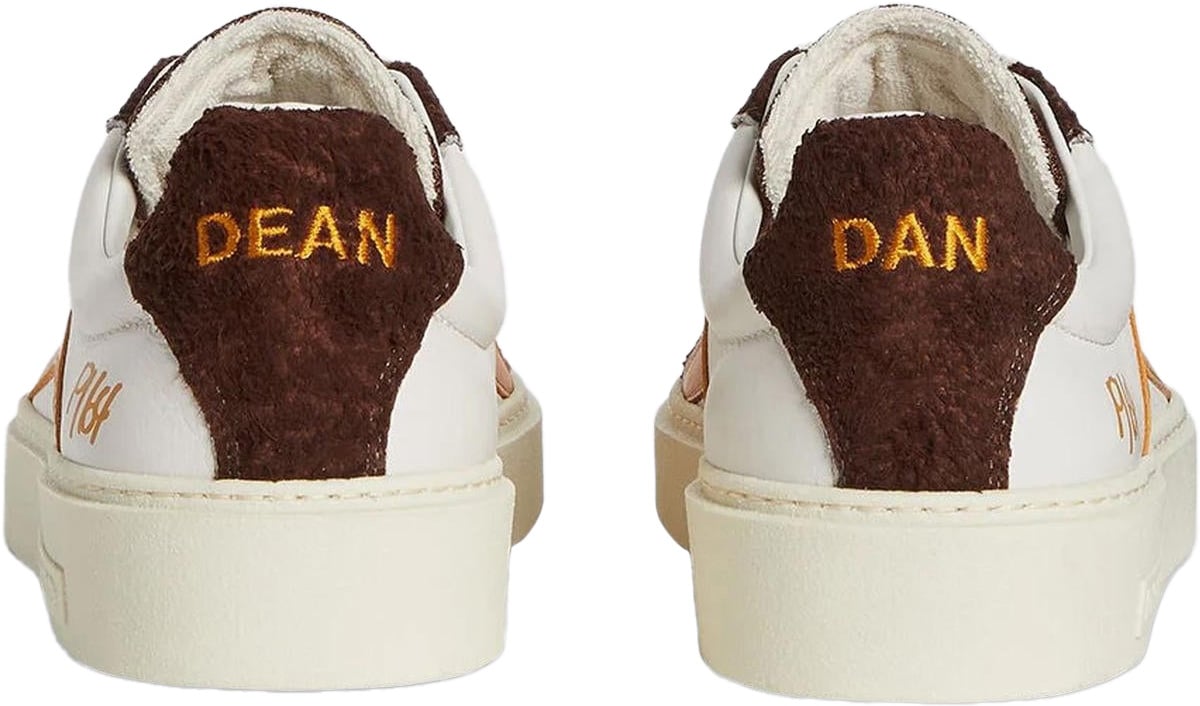 Dsquared2 Heren Rider Sneaker Bruin/Oranje Bruin