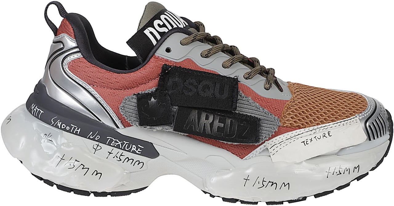 Dsquared2 Faster Lace-up Low Top Sneakers Brown Bruin