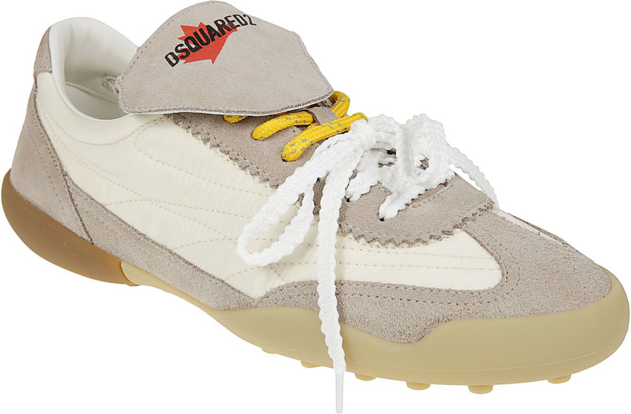 Dsquared2 Soccer Lace-up Low Top Sneakers White Wit