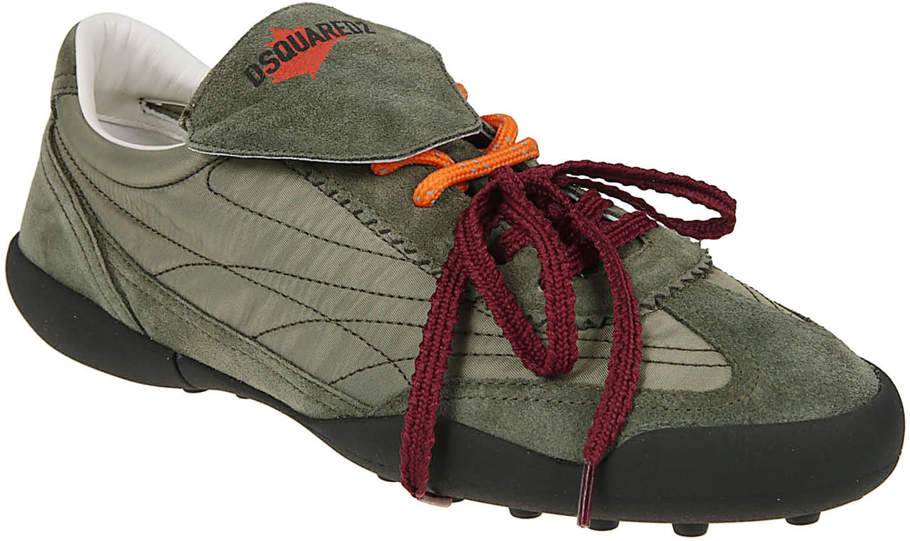 Dsquared2 Soccer Lace-up Low Top Sneakers Green Groen