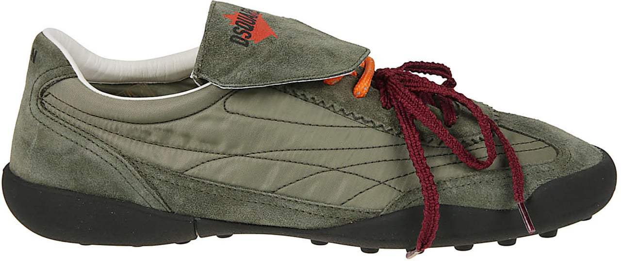 Dsquared2 Soccer Lace-up Low Top Sneakers Green Groen