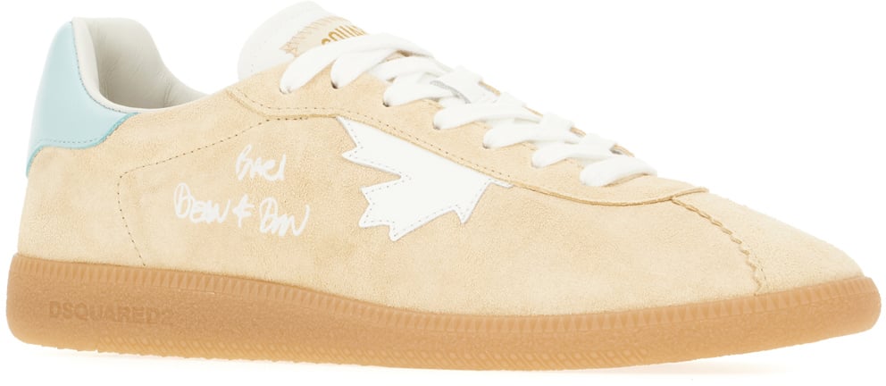 Dsquared2 Dsquared2 Beige suede Rebel sneakers Beige