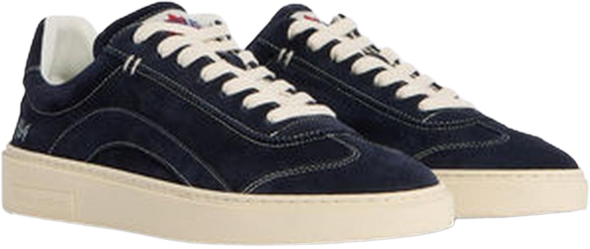 Dsquared2 Heren Lace-Up Low Top Sneakers Blauw