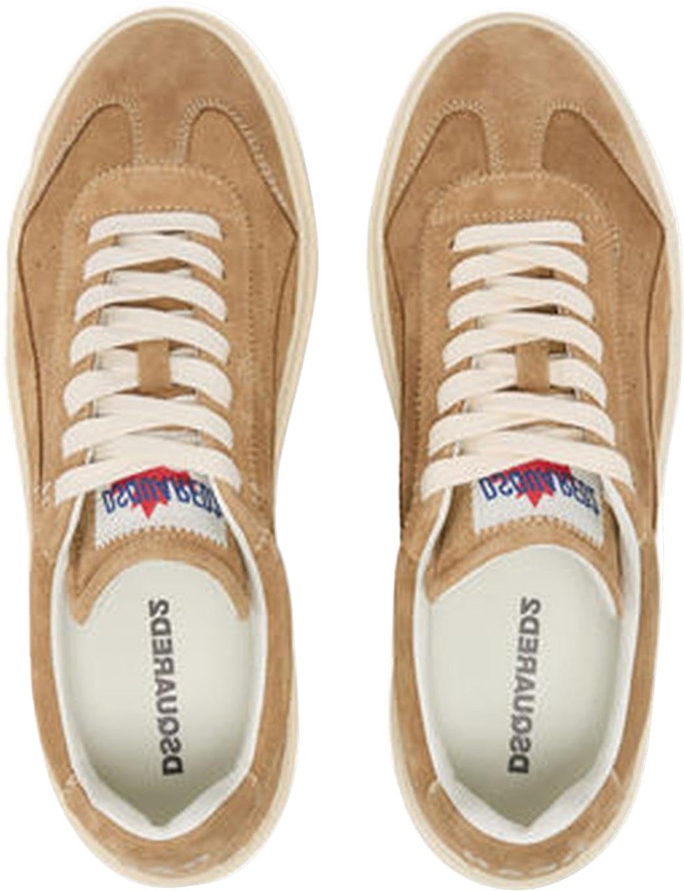 Dsquared2 Heren Lace-Up Low Top Sneakers Bruin