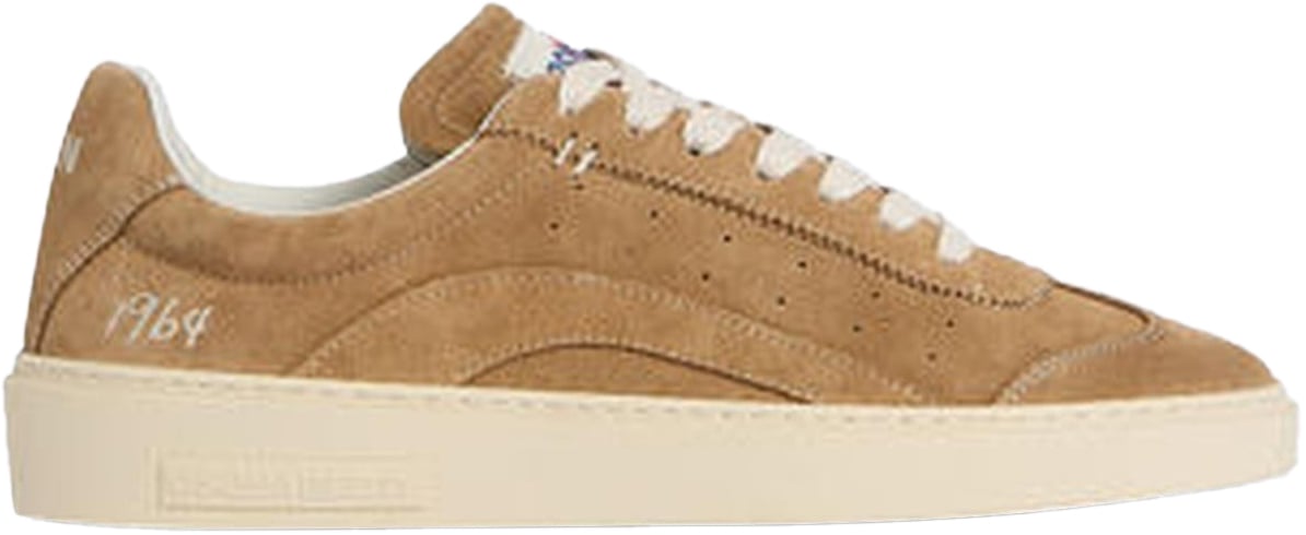 Dsquared2 Heren Lace-Up Low Top Sneakers Bruin