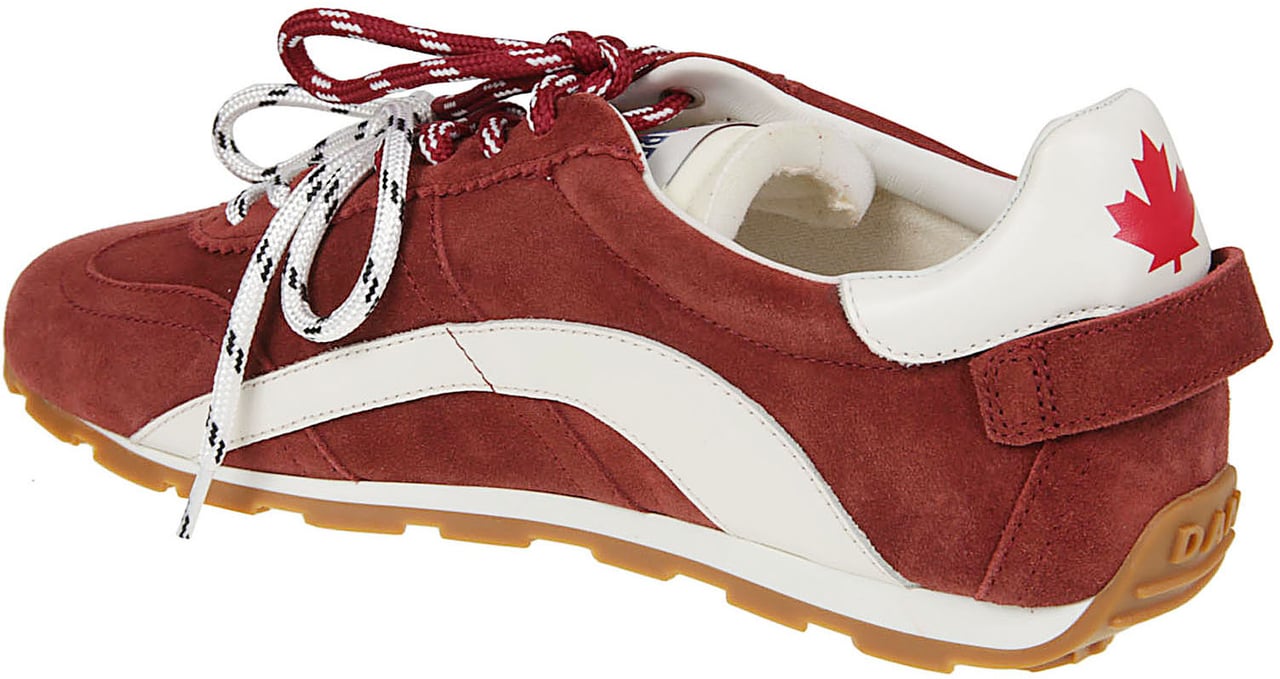 Dsquared2 Dc-642 Lace-up Low Top Sneakers Red Rood