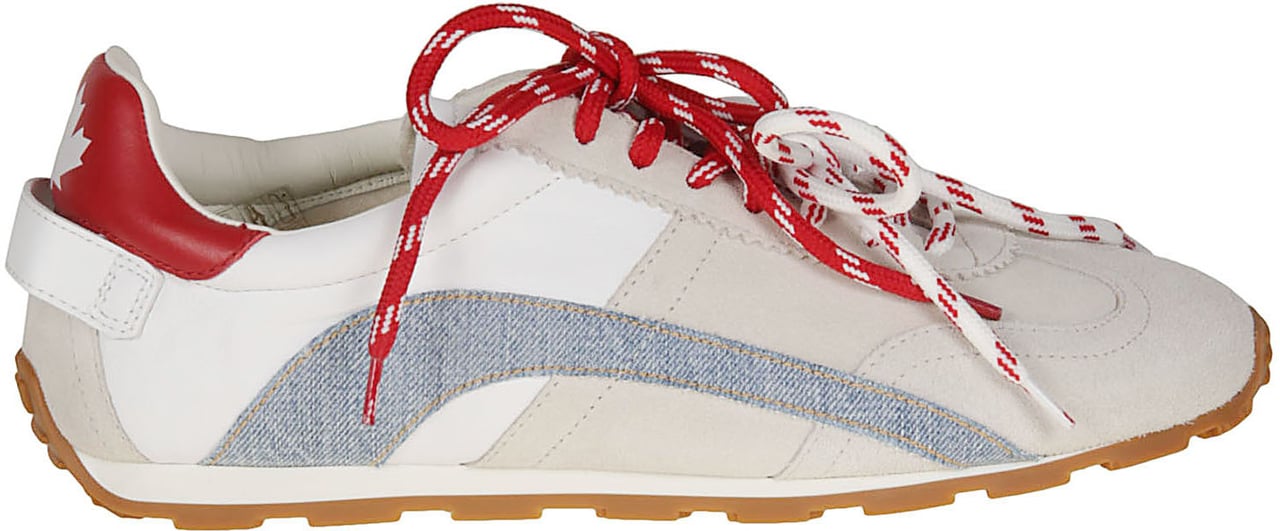 Dsquared2 Dc-642 Lace-up Low Top Sneakers White Wit