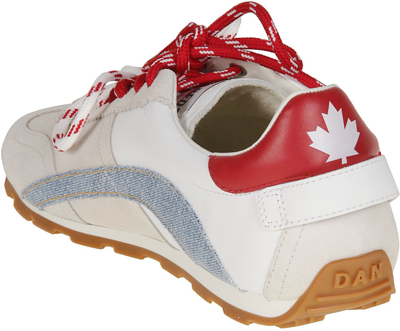 Dsquared2 Dc-642 Lace-up Low Top Sneakers White Wit