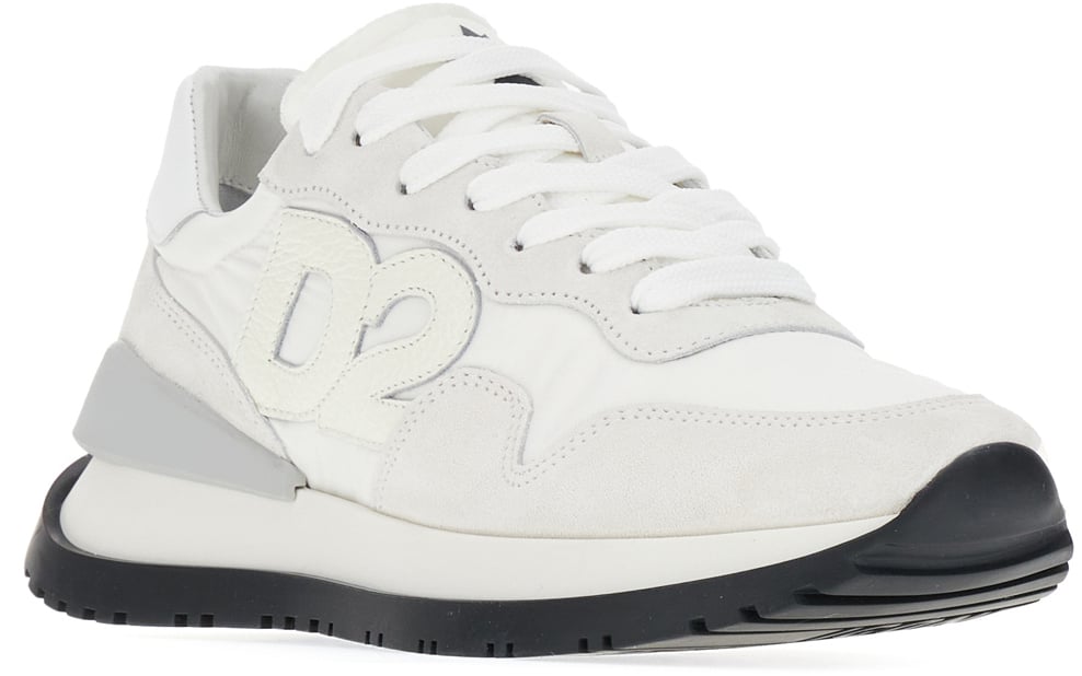 Dsquared2 Dsquared2 Two-tone suede and nylon Running sneakers Divers