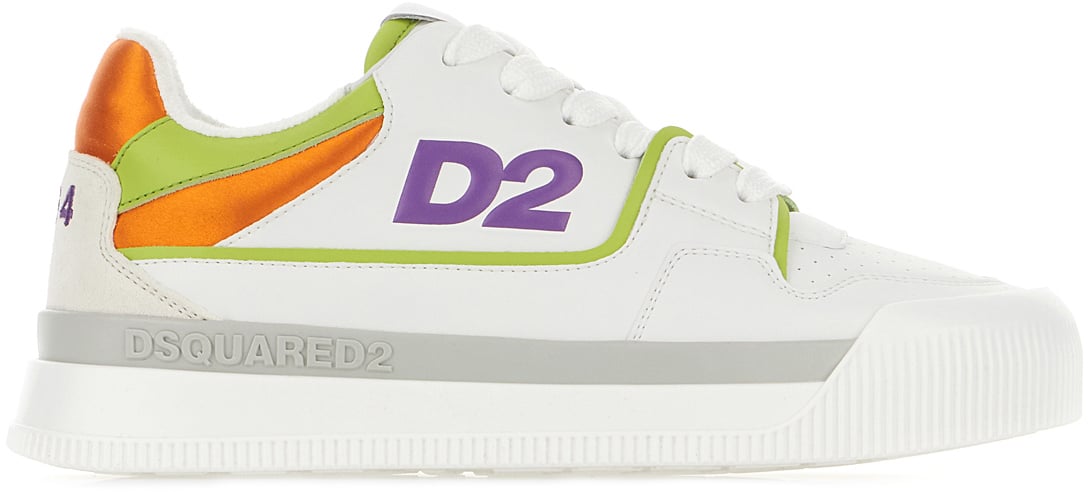 Dsquared2 Dsquared2 Multicolor leather and polyester New Jersey sneakers Divers