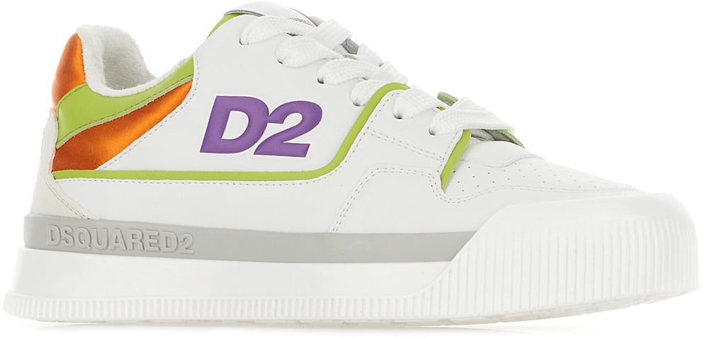 Dsquared2 Dsquared2 Multicolor leather and polyester New Jersey sneakers Divers