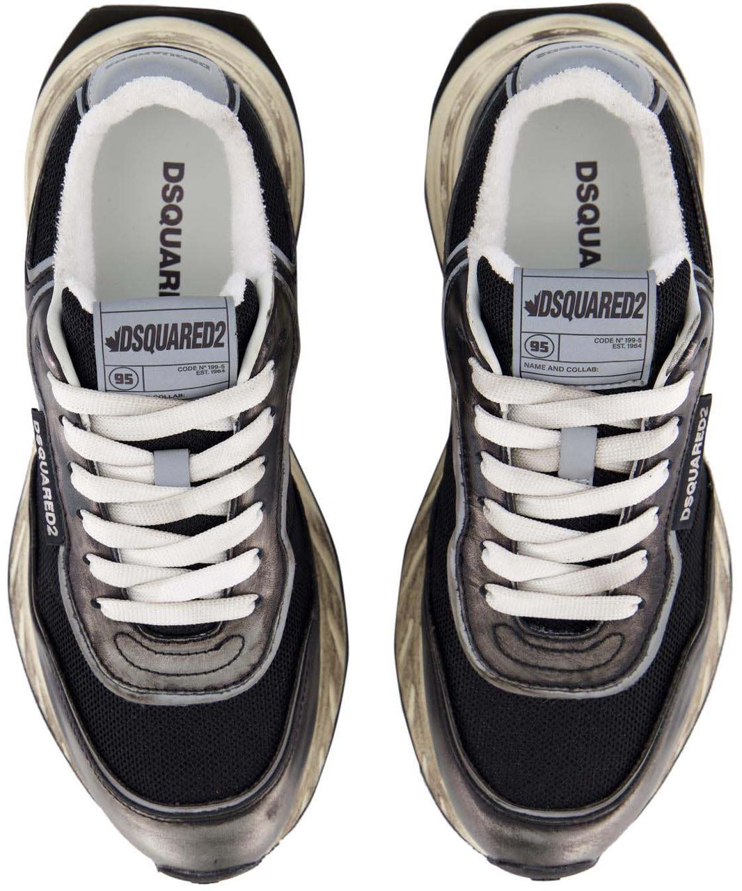 Dsquared2 Dames Sprinter Sneaker Grijs Grijs