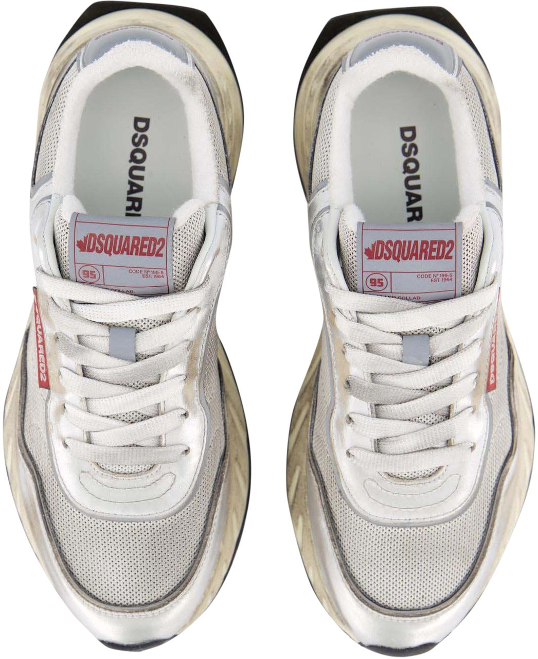 Dsquared2 Dames Sprinter Sneaker Grijs Grijs