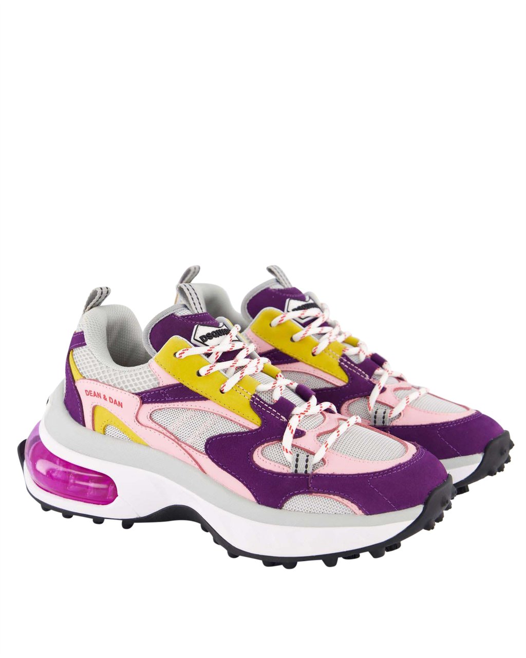 Dsquared2 Dames Bubble Sneaker Paars/Multi Geel
