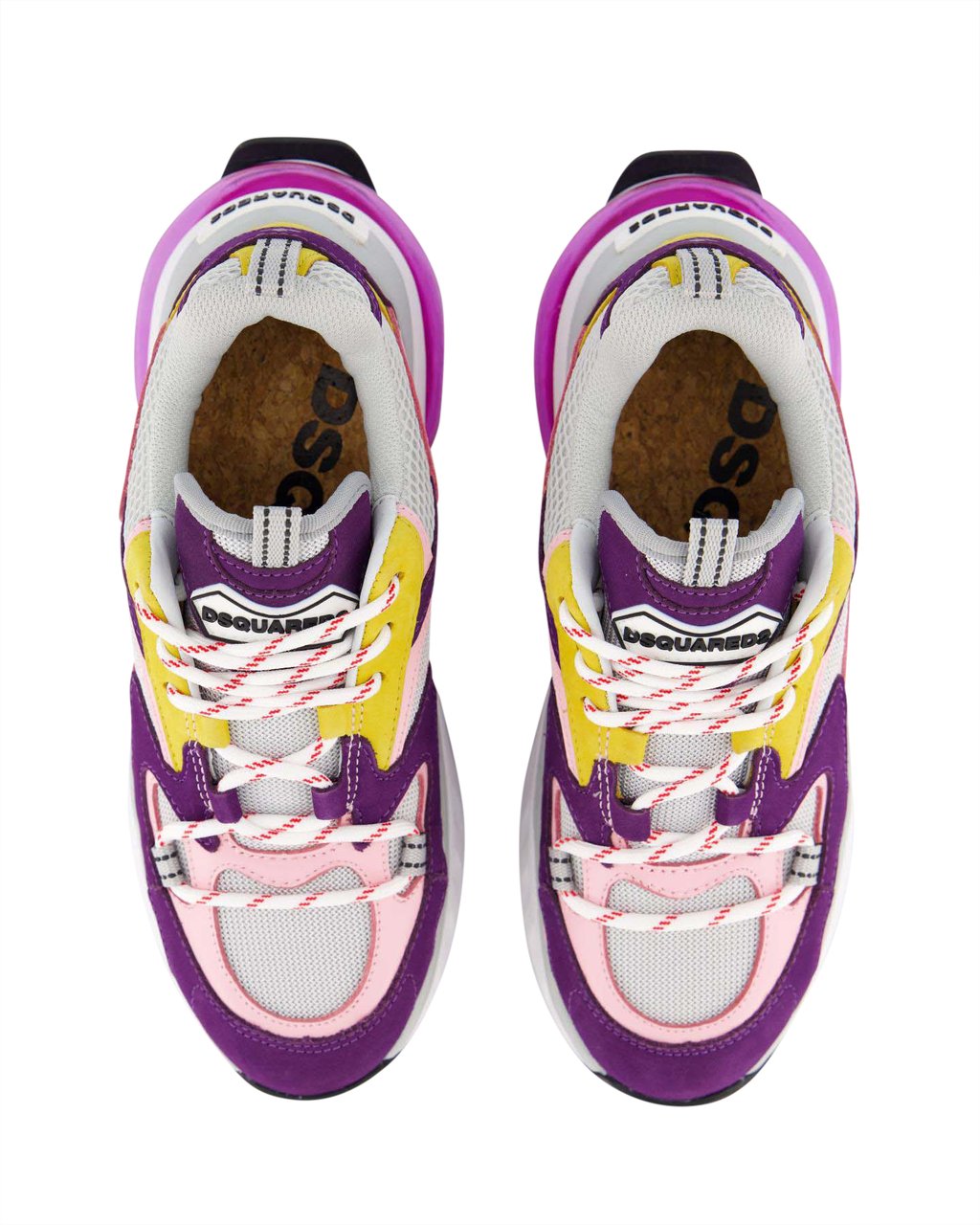 Dsquared2 Dames Bubble Sneaker Paars/Multi Geel