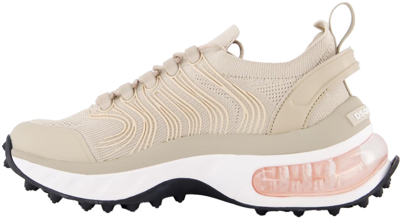 Dsquared2 Dames Bubble Sneaker Beige/Roze Beige