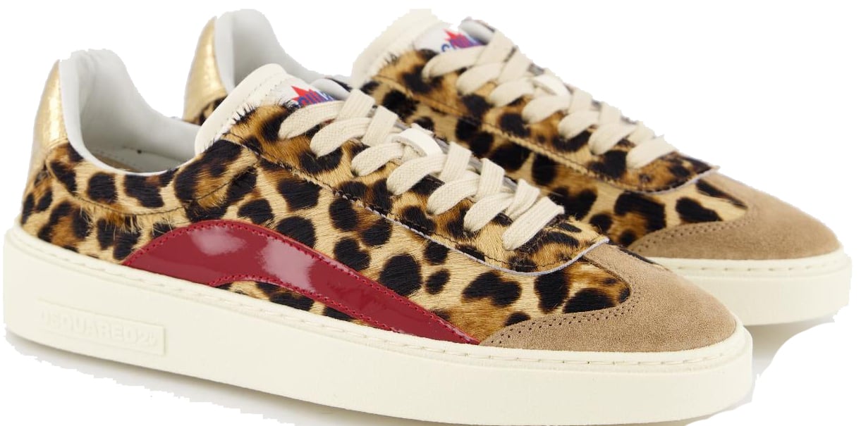 Dsquared2 Dames Rider Sneaker Beige/Leo Beige