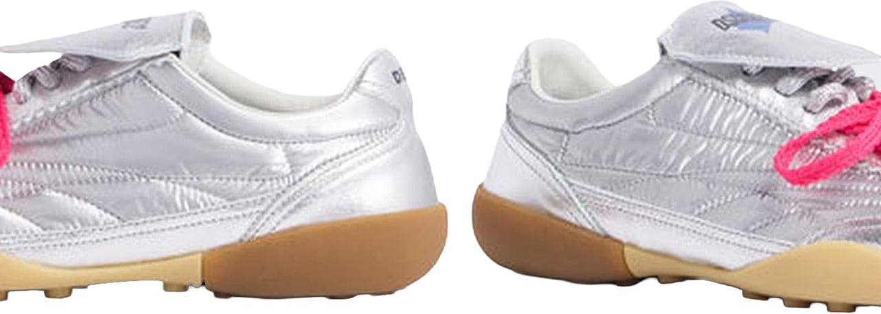Dsquared2 Dames Lace-Up Low Top Sneakers Metallic
