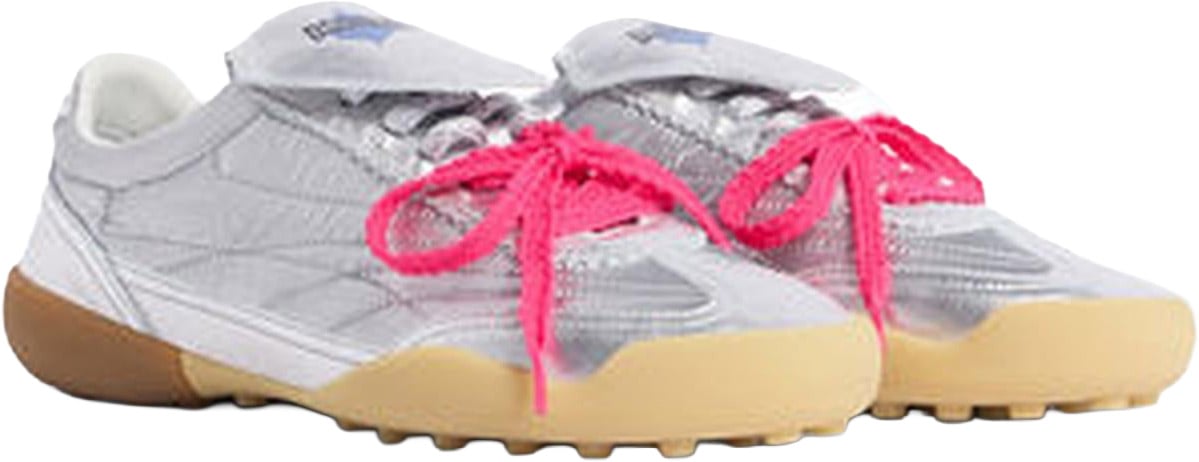 Dsquared2 Dames Lace-Up Low Top Sneakers Metallic
