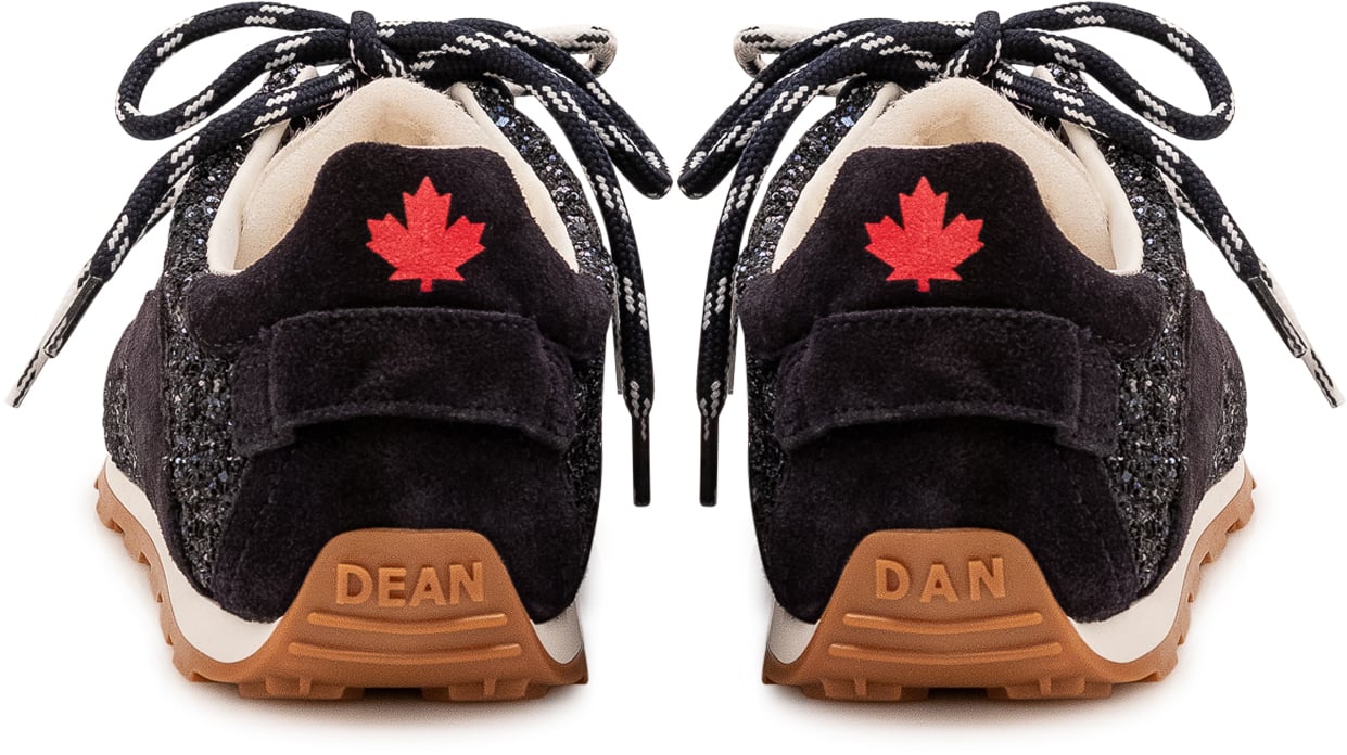 Dsquared2 Sneakers Basse con Glitter Donkergrijs