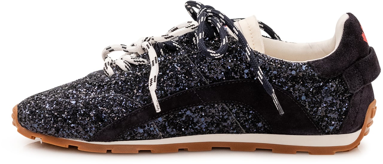 Dsquared2 Sneakers Basse con Glitter Donkergrijs