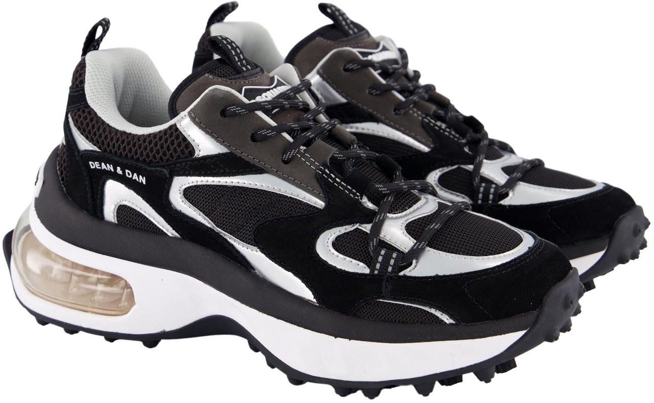 Dsquared2 Dames Bubble Sneaker Zwart/Wit Zwart