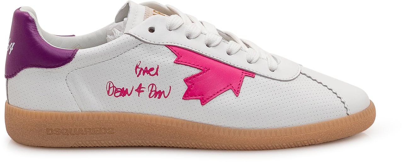 Dsquared2 Sneakers con Lacci e Inserti a Contrasto Wit