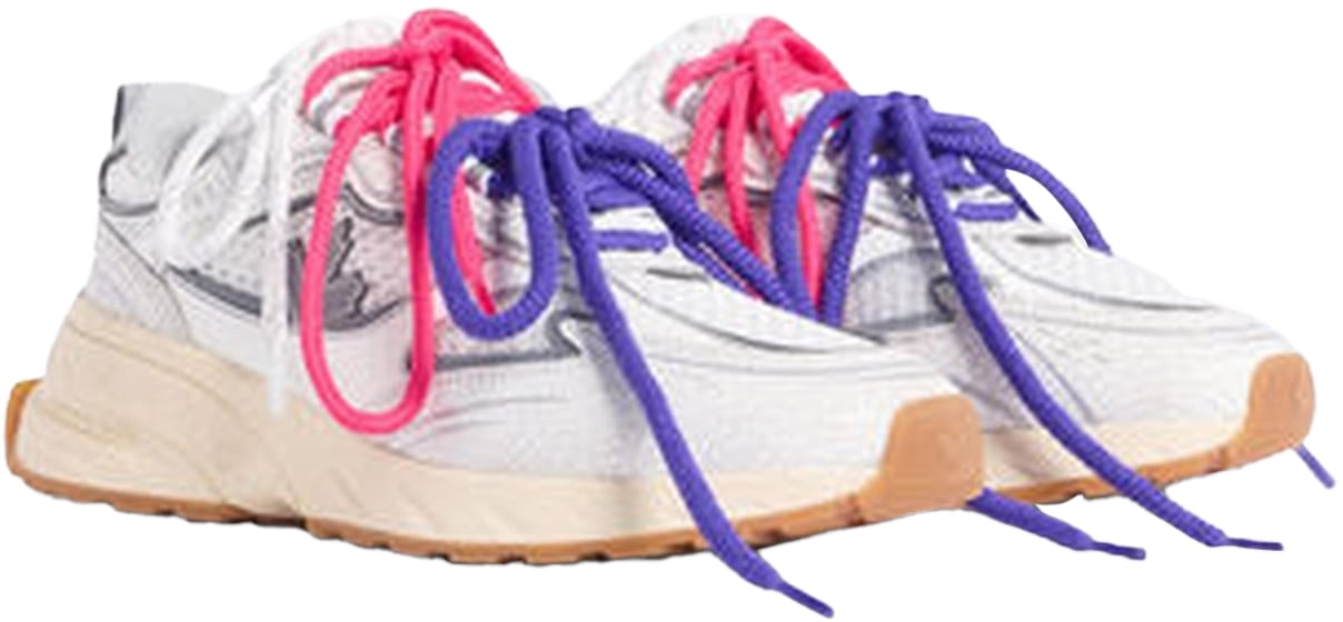 Dsquared2 Dames Lace-Up Low Top Sneakers Wit