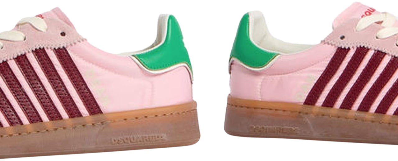 Dsquared2 Dames Lace-Up Low Top Sneakers Roze
