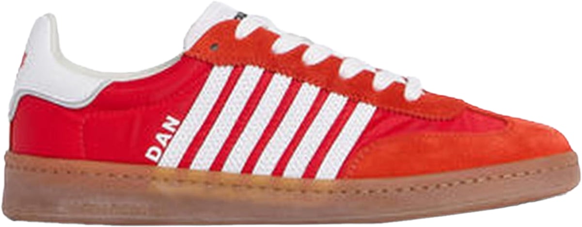 Dsquared2 Dames Lace-Up Low Top Sneakers Rood