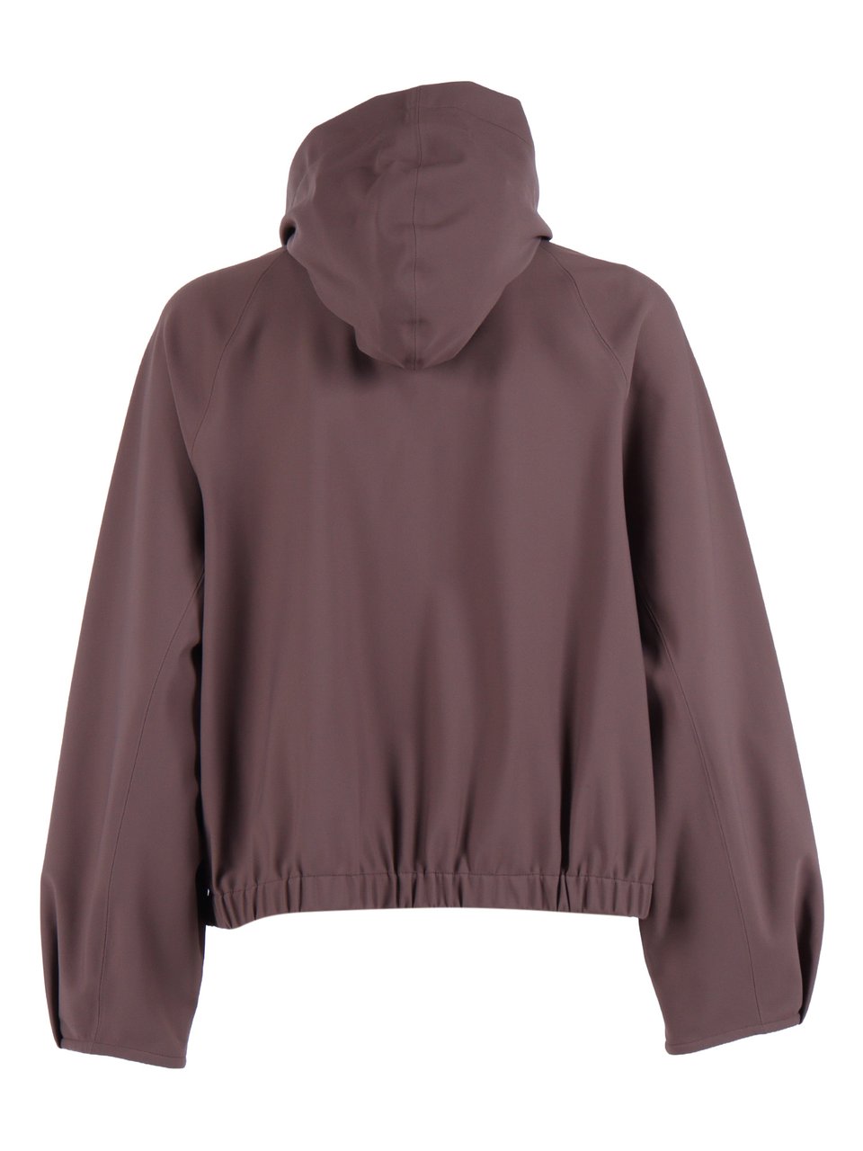 Duno Cropped Hooded Jacket Grijs